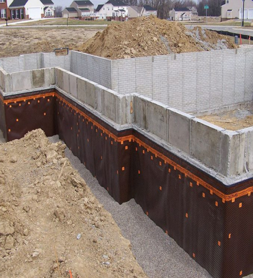 Dimple Boards at Site