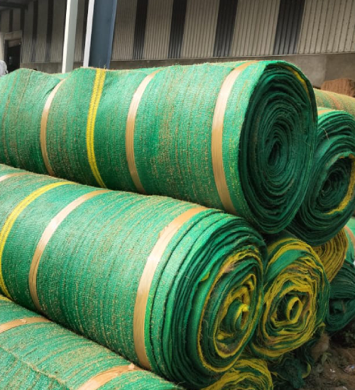 Erosion Control Mats at Site