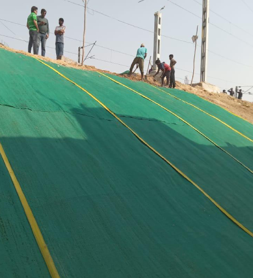Construction Work Erosion Control Mat